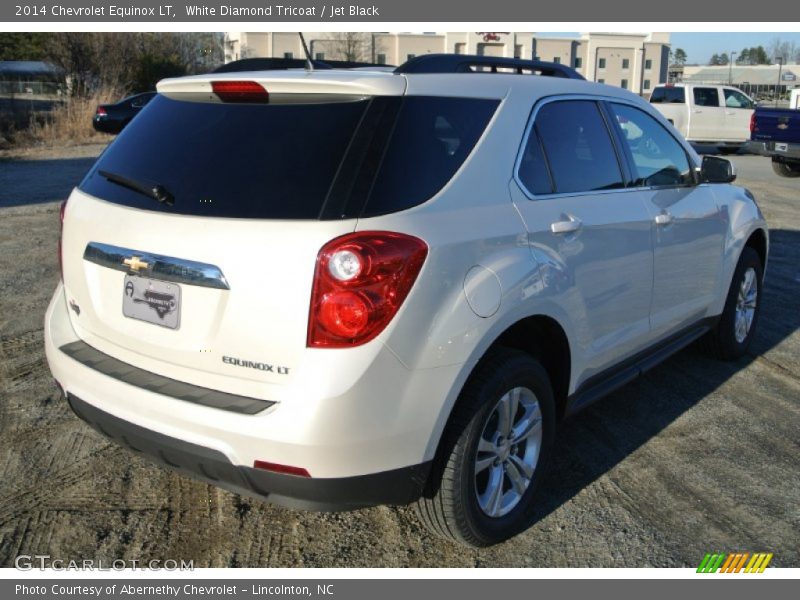 White Diamond Tricoat / Jet Black 2014 Chevrolet Equinox LT