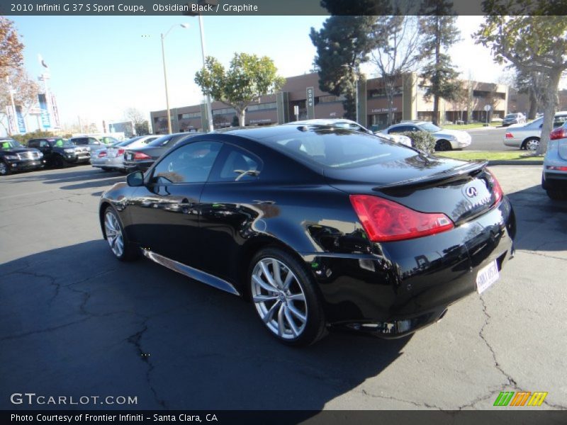 Obsidian Black / Graphite 2010 Infiniti G 37 S Sport Coupe