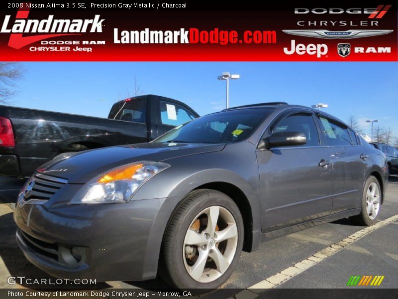 Precision Gray Metallic / Charcoal 2008 Nissan Altima 3.5 SE
