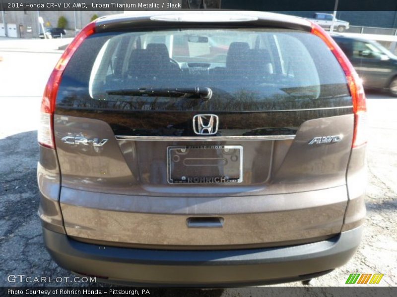 Urban Titanium Metallic / Black 2014 Honda CR-V LX AWD