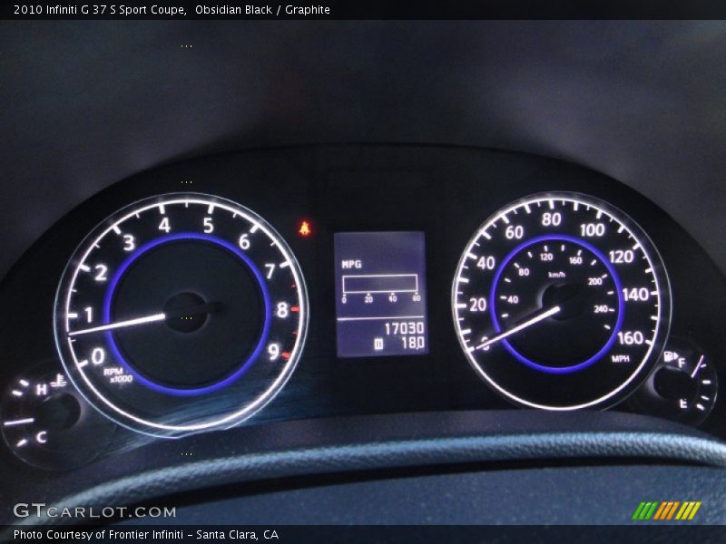  2010 G 37 S Sport Coupe 37 S Sport Coupe Gauges