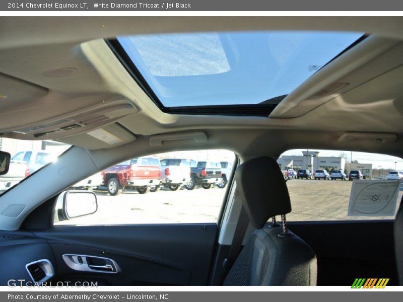 White Diamond Tricoat / Jet Black 2014 Chevrolet Equinox LT