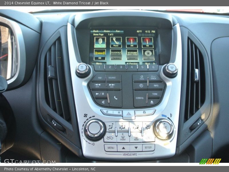 White Diamond Tricoat / Jet Black 2014 Chevrolet Equinox LT