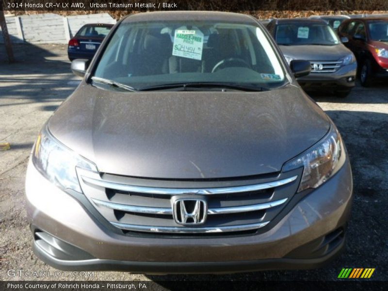 Urban Titanium Metallic / Black 2014 Honda CR-V LX AWD