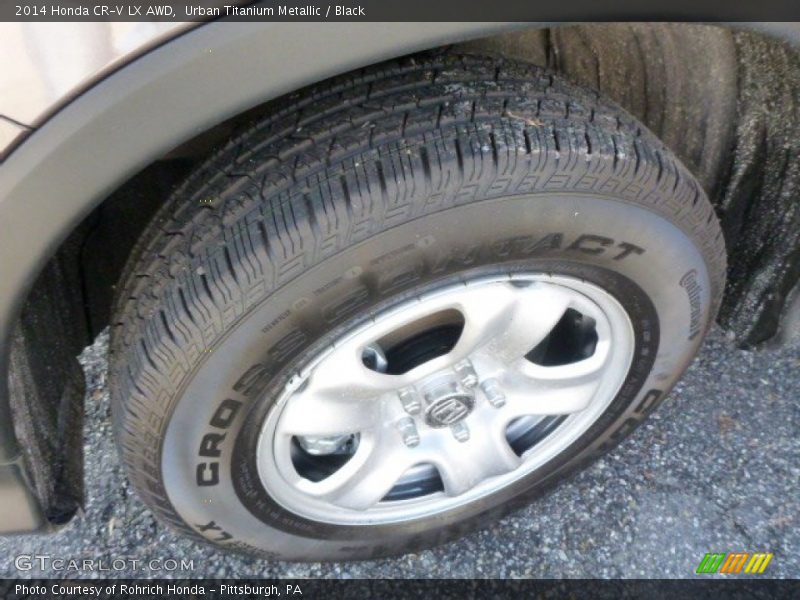 Urban Titanium Metallic / Black 2014 Honda CR-V LX AWD