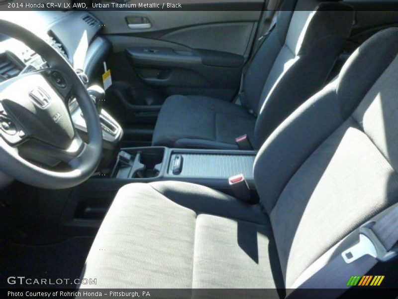 Urban Titanium Metallic / Black 2014 Honda CR-V LX AWD