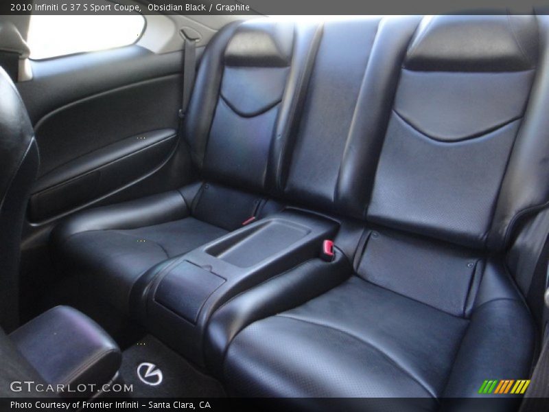 Rear Seat of 2010 G 37 S Sport Coupe
