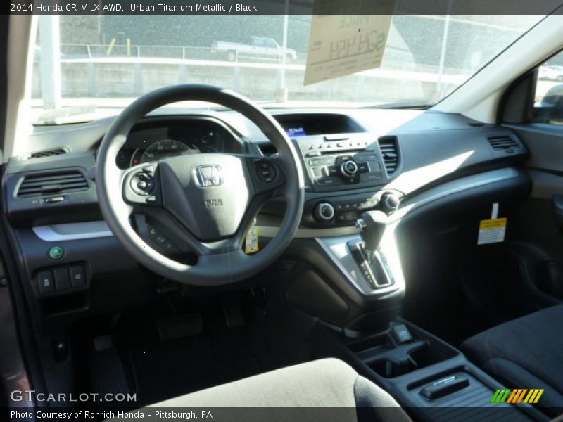 Urban Titanium Metallic / Black 2014 Honda CR-V LX AWD
