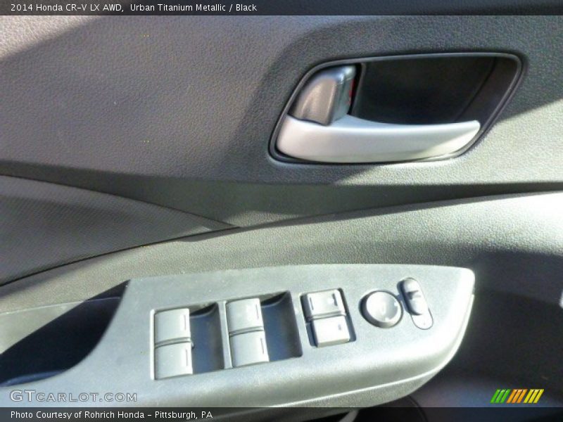 Urban Titanium Metallic / Black 2014 Honda CR-V LX AWD