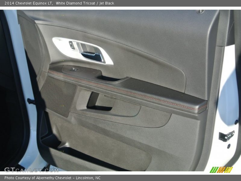 White Diamond Tricoat / Jet Black 2014 Chevrolet Equinox LT