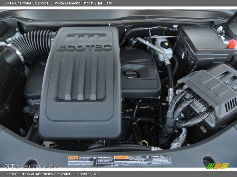 White Diamond Tricoat / Jet Black 2014 Chevrolet Equinox LT