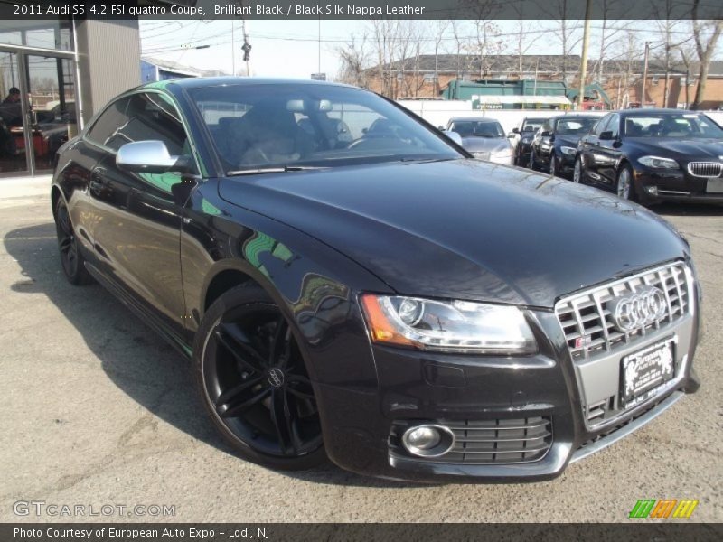 Brilliant Black / Black Silk Nappa Leather 2011 Audi S5 4.2 FSI quattro Coupe