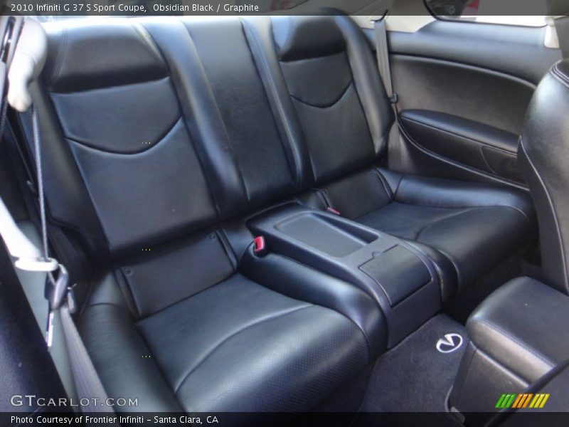 Rear Seat of 2010 G 37 S Sport Coupe