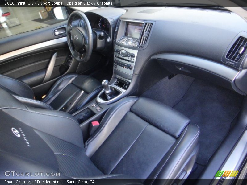 Dashboard of 2010 G 37 S Sport Coupe