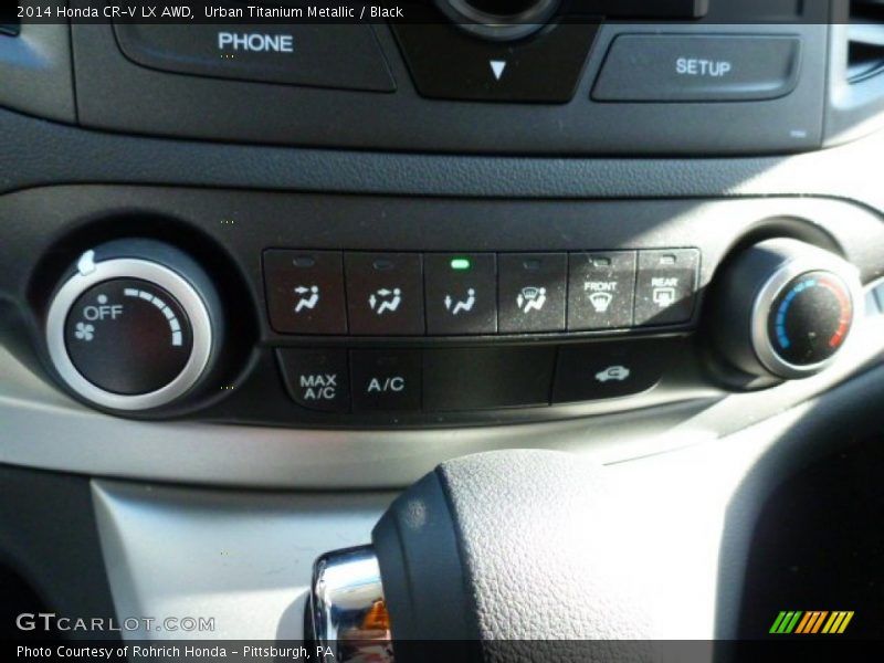 Urban Titanium Metallic / Black 2014 Honda CR-V LX AWD