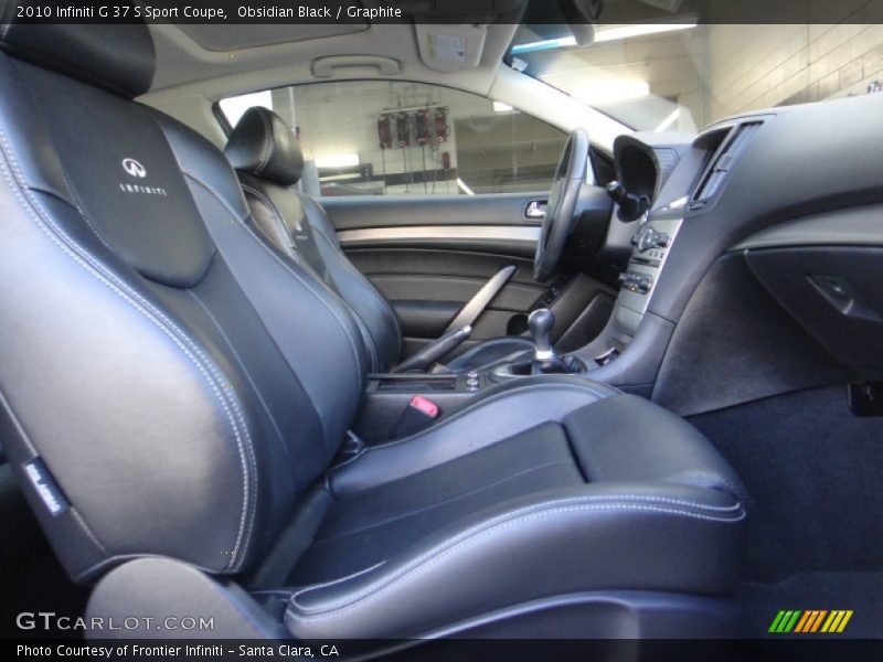 Front Seat of 2010 G 37 S Sport Coupe