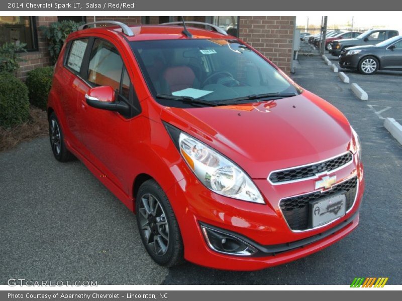 Salsa / Red/Red 2014 Chevrolet Spark LT