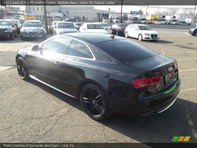 Brilliant Black / Black Silk Nappa Leather 2011 Audi S5 4.2 FSI quattro Coupe