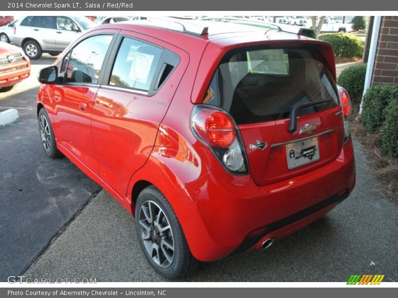 Salsa / Red/Red 2014 Chevrolet Spark LT
