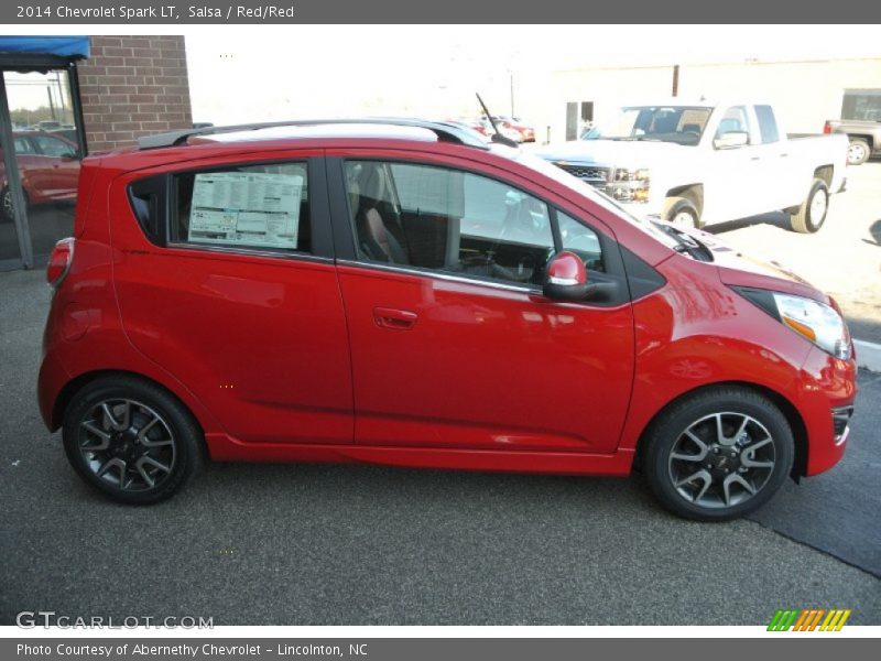 Salsa / Red/Red 2014 Chevrolet Spark LT