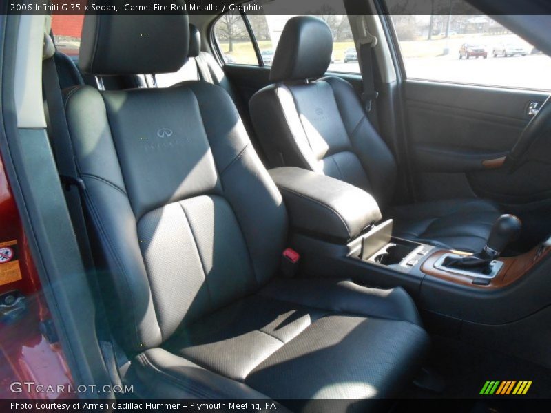 Garnet Fire Red Metallic / Graphite 2006 Infiniti G 35 x Sedan