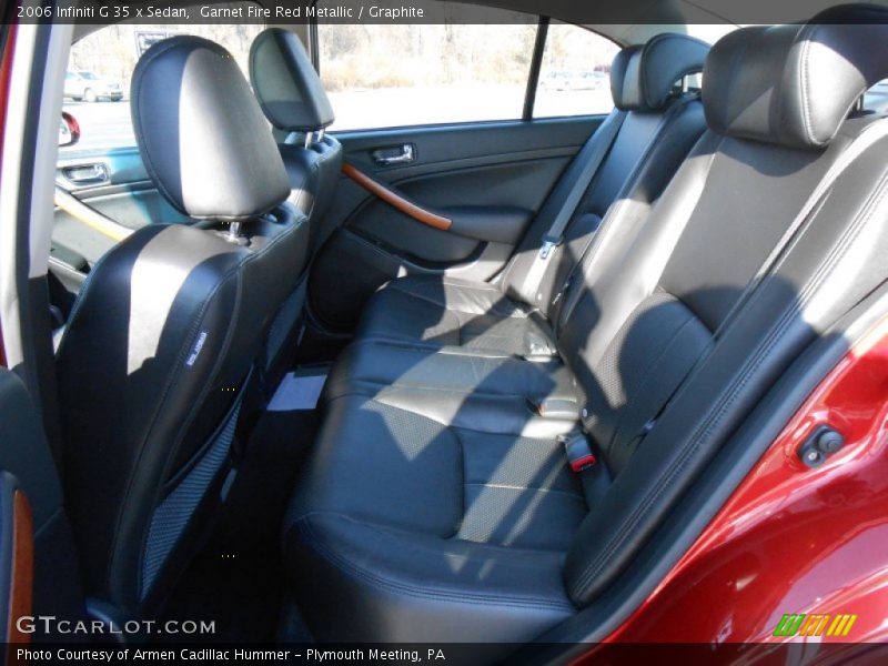 Garnet Fire Red Metallic / Graphite 2006 Infiniti G 35 x Sedan