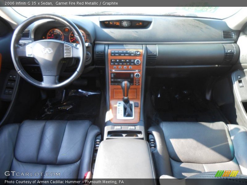 Garnet Fire Red Metallic / Graphite 2006 Infiniti G 35 x Sedan