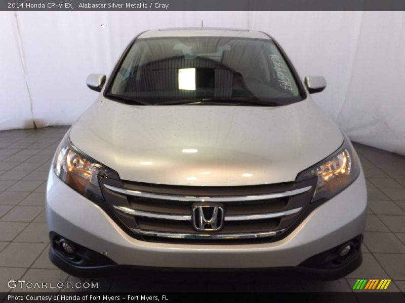 Alabaster Silver Metallic / Gray 2014 Honda CR-V EX