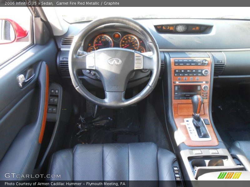Garnet Fire Red Metallic / Graphite 2006 Infiniti G 35 x Sedan