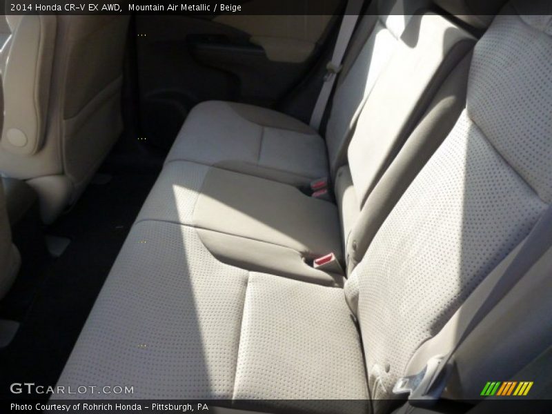 Mountain Air Metallic / Beige 2014 Honda CR-V EX AWD