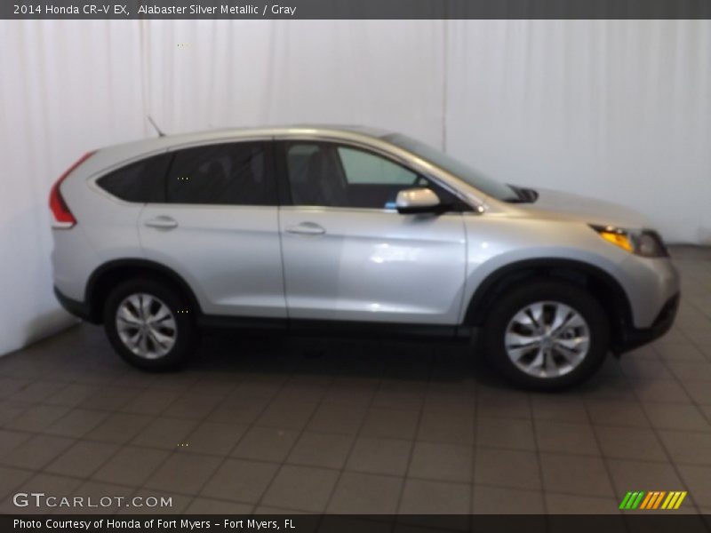 Alabaster Silver Metallic / Gray 2014 Honda CR-V EX