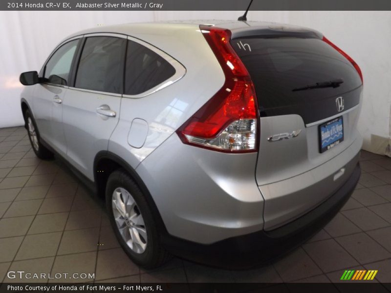 Alabaster Silver Metallic / Gray 2014 Honda CR-V EX