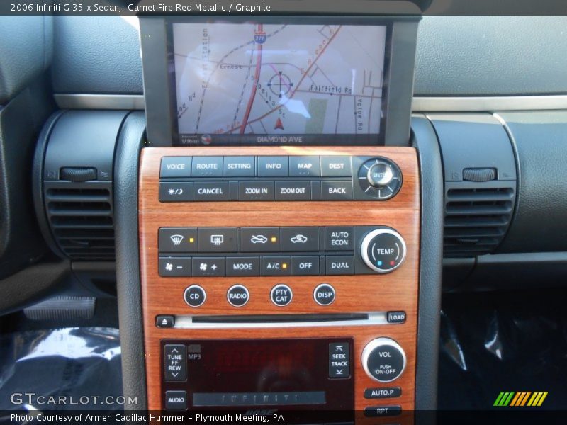 Garnet Fire Red Metallic / Graphite 2006 Infiniti G 35 x Sedan