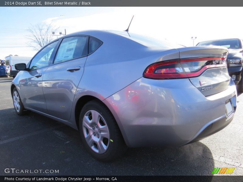 Billet Silver Metallic / Black 2014 Dodge Dart SE