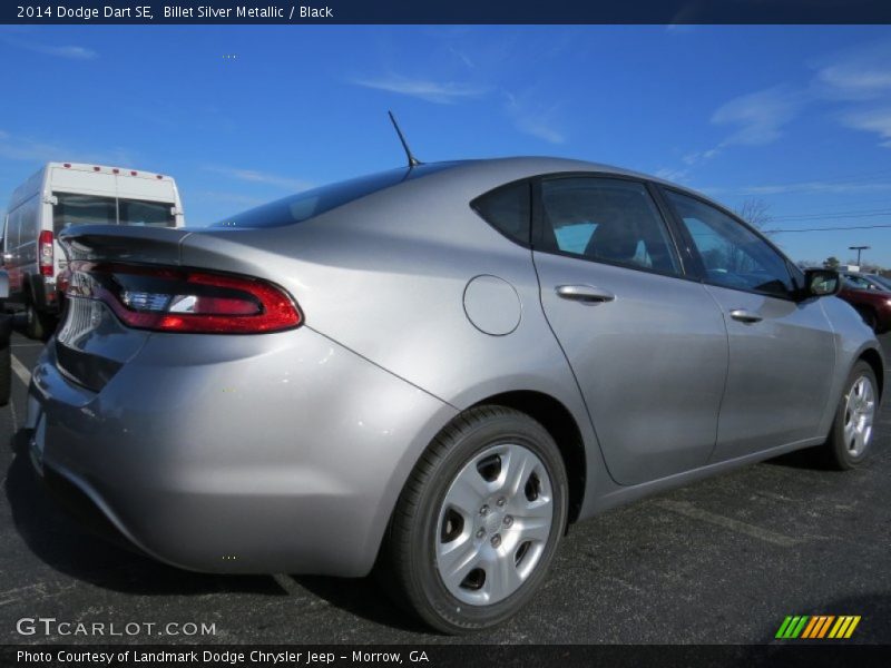 Billet Silver Metallic / Black 2014 Dodge Dart SE