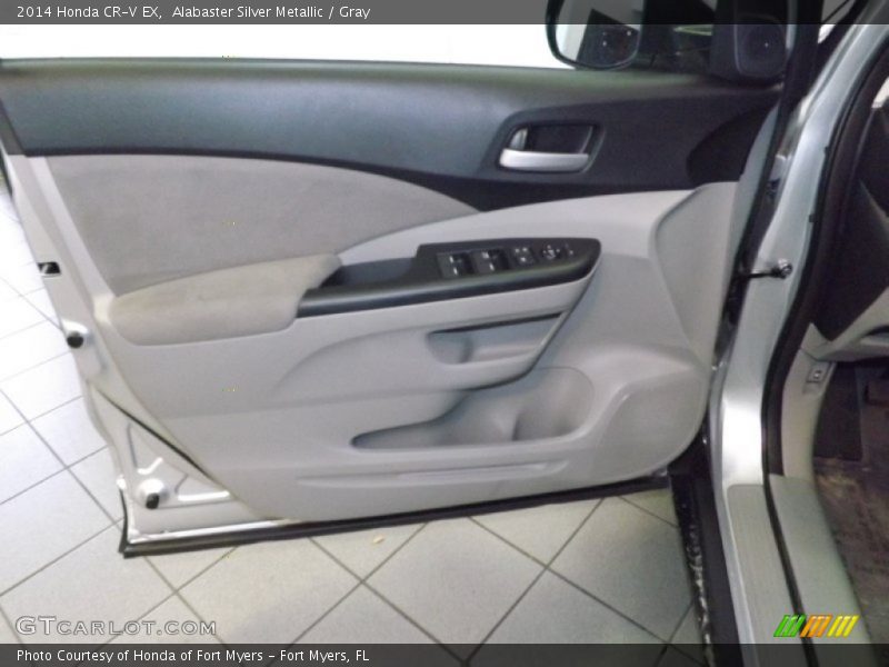 Alabaster Silver Metallic / Gray 2014 Honda CR-V EX