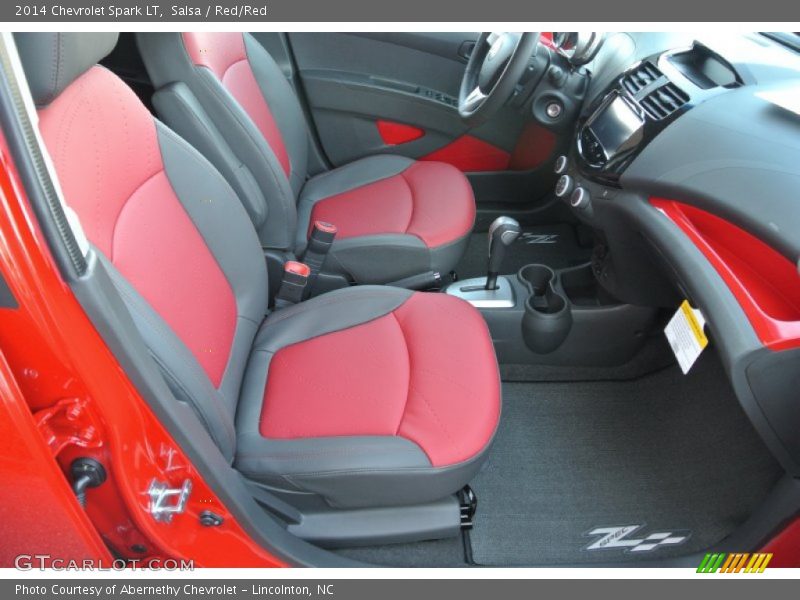 Salsa / Red/Red 2014 Chevrolet Spark LT