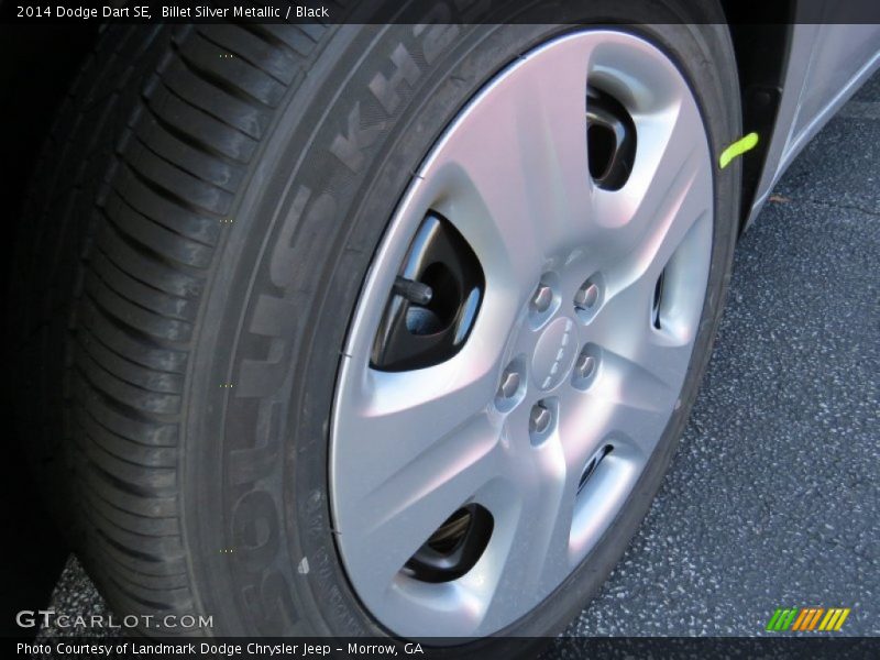 Billet Silver Metallic / Black 2014 Dodge Dart SE