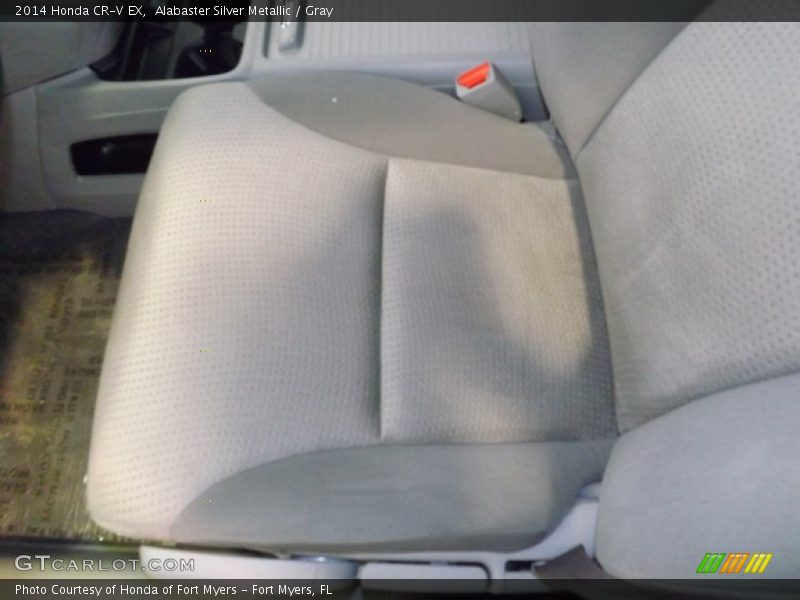 Alabaster Silver Metallic / Gray 2014 Honda CR-V EX
