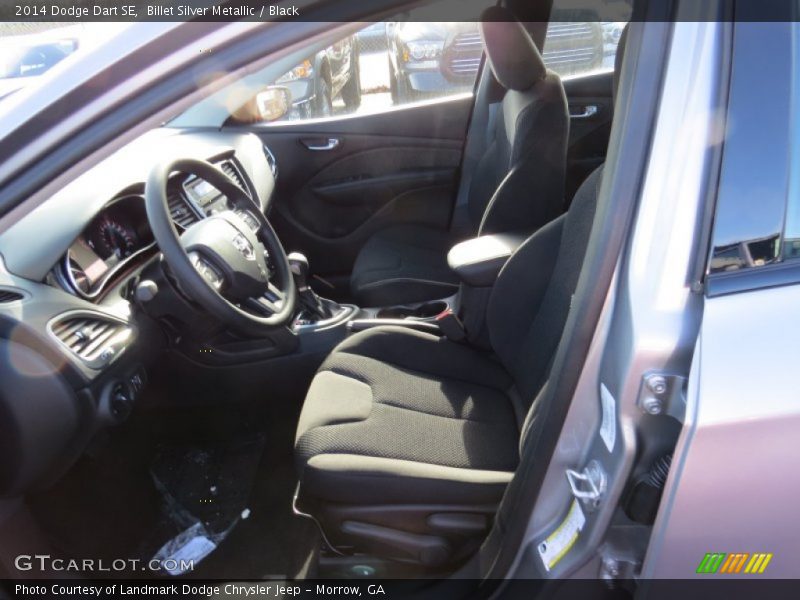 Billet Silver Metallic / Black 2014 Dodge Dart SE