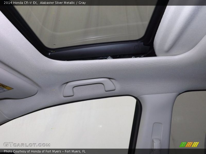 Alabaster Silver Metallic / Gray 2014 Honda CR-V EX
