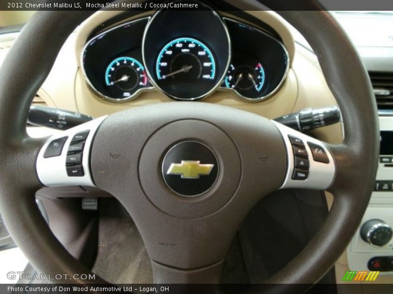 Mocha Steel Metallic / Cocoa/Cashmere 2012 Chevrolet Malibu LS