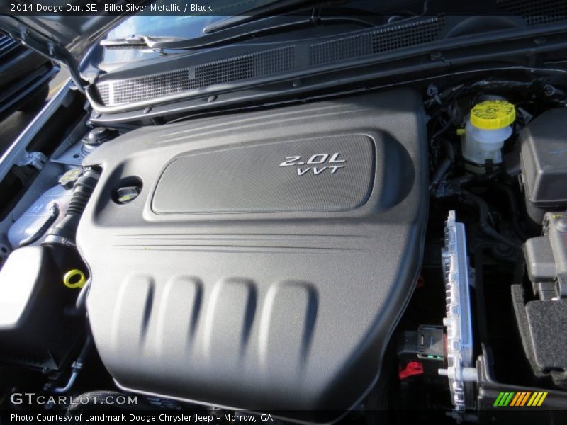 Billet Silver Metallic / Black 2014 Dodge Dart SE