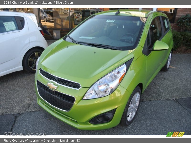 Jalapeno / Silver/Green 2014 Chevrolet Spark LS