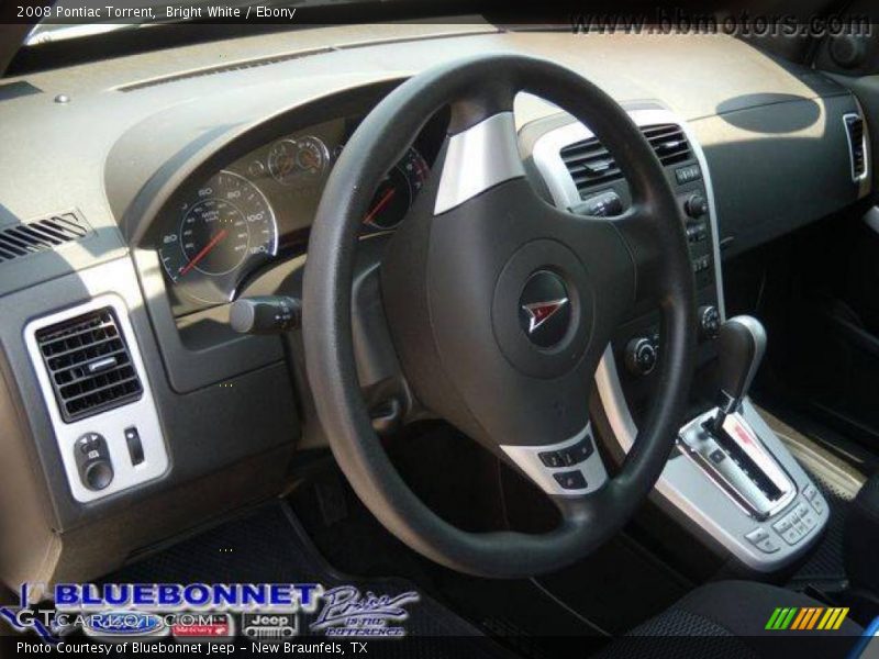 Bright White / Ebony 2008 Pontiac Torrent