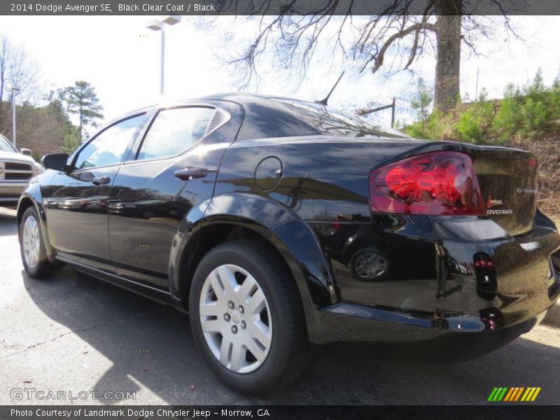 Black Clear Coat / Black 2014 Dodge Avenger SE