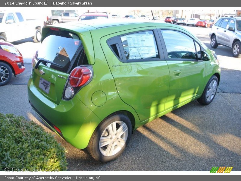 Jalapeno / Silver/Green 2014 Chevrolet Spark LS