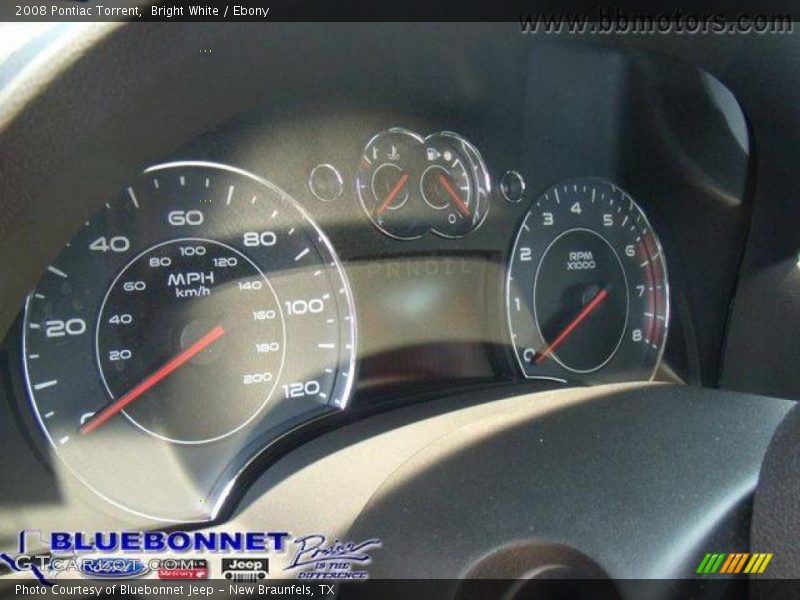 Bright White / Ebony 2008 Pontiac Torrent