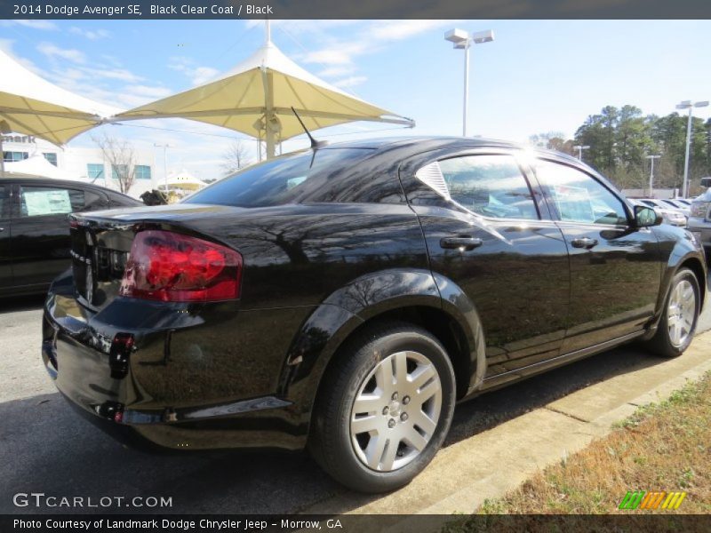 Black Clear Coat / Black 2014 Dodge Avenger SE