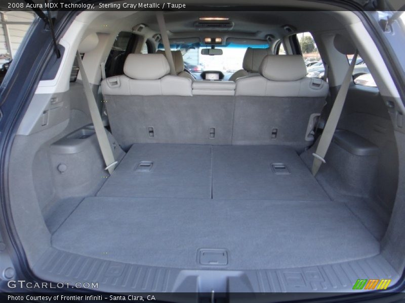 Sterling Gray Metallic / Taupe 2008 Acura MDX Technology